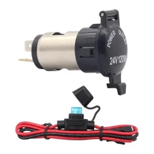 Car Cigarette Lighter Plug Outlet Lighter Socket Plug Power Socket DC12V 120W