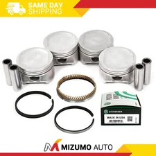 Pistons w/ Rings fit 01-05 Honda Civic Vtec EX HX SI 1.7 D17A2 D17A6
