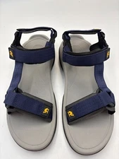 CAMEL CROWN Blue Sandals Mens Size 10 Water Flip Flops w/ Achilles Strap Ankle