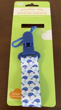 Pacifier Clip, Teether Clip, Toy Clip-Whale design New