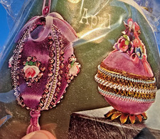 Vintage LeeWards JOY OF EASTER April RARE Sequin Bead Christmas Ornament Kit