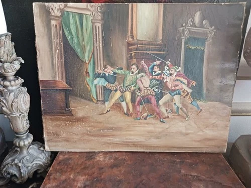 LOT HUILES ANCIENNES ASSASSINAT DUC DE GUISE