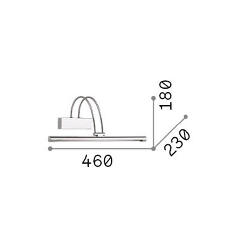 Applique Contemporanea Bow Metallo Ottone Led 4,5W Luce Calda - Foto 2 di 2