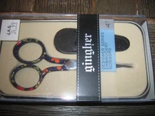 Gingher Collectable Designer Embroidery Scissors ~ Emma ~  4"  NIB!  PN G-DS48