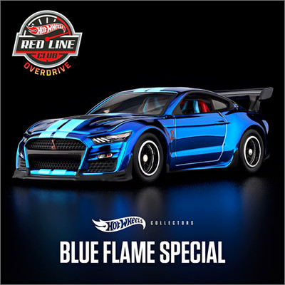 Hot Wheels RLC 2022 Ford Mustang Shelby GT500 Blue Flame Special PRESALE 08/25