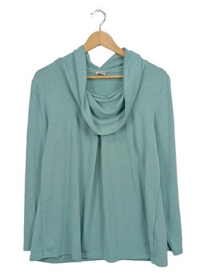 Atelier GS Damen Pullover Schalkragen Türkis Gr. 48/4XL Casual