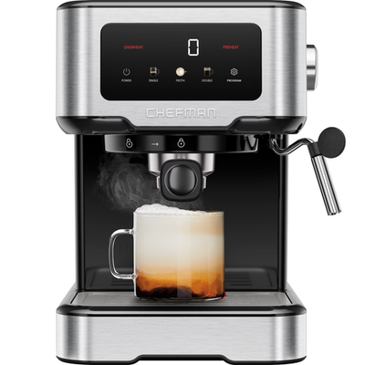 #ad Chefman CraftBrew Espresso Machine 15 Bar Digital Steam Wand Digital NEW SEALED $99.95
