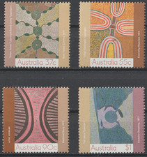 == Australie. Série complète ★★ Art Aborigène : Peintures du Désert — 1993 ==