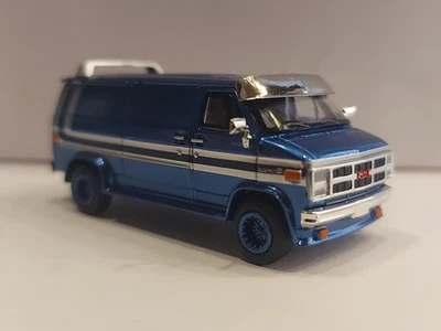 Brekina 18253 GMC Vandura Blau-Metallic US-Truck BJ 1983 OVP