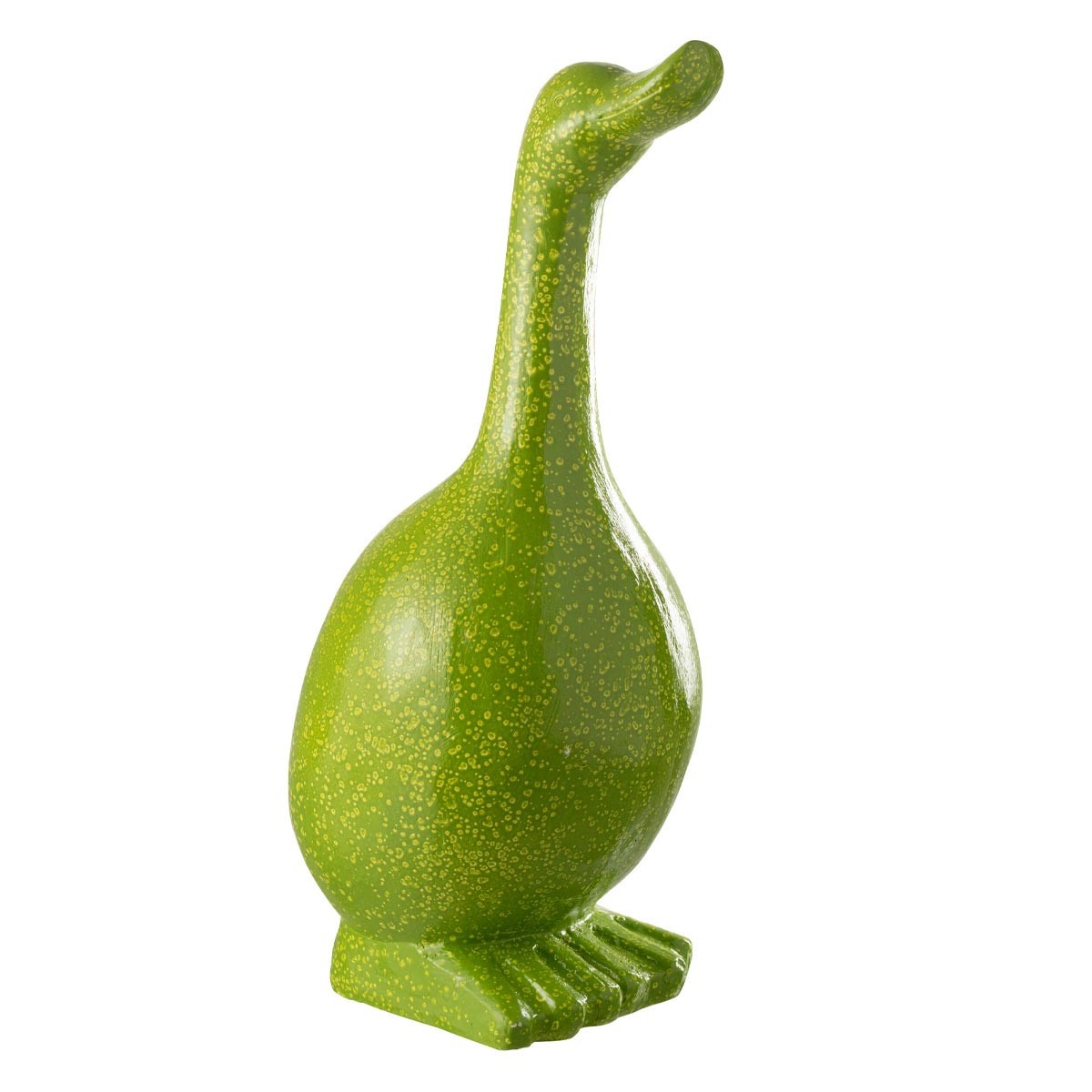 Statue Oie Extérieur Wyatt 60cm Vert, une sculpture en résine haute finition
