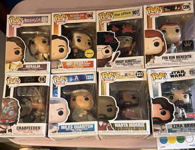 Funko Pop! Vinyl Mixed Lot Boxed The Office Star Wars Avatar Chase (8)