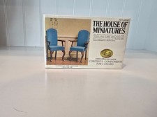 Poltrona aperta vintage House of Miniatures CHIPPENDALE #40040 nuova sigillata XACTO