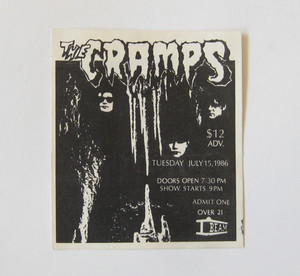 The Cramps Flyer | eBay