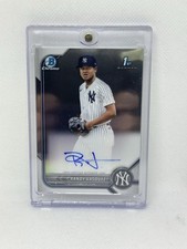 Randy Vasquez 2022 Bowman  Chrome 1st Auto #CPA-RV Yankees AU, RC Autographs