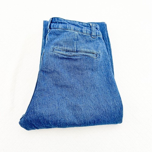 Reiss Isa Square Pocket Wide Leg Dark Wash Denim Jeans Zip Fly Size 28 Long  - Picture 1 of 9