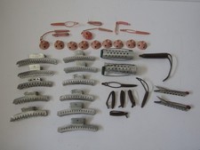 Vintage Lot of Assortment Hair Aluminum Plastic Rubber Perm Curlers Rods Tip Top
