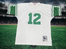 New York Jets Joe Namath #12 White Jersey 1968 Mitchell & Ness Throwbacks Sz 52