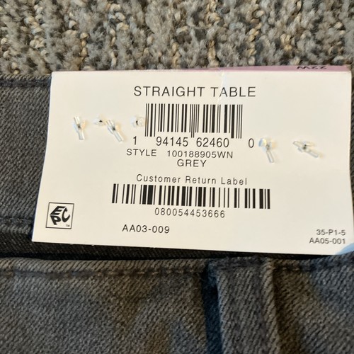 Style & Co Slimming Pocket Straight Leg High Rise Jeans Size 22W Grey - Picture 3 of 14