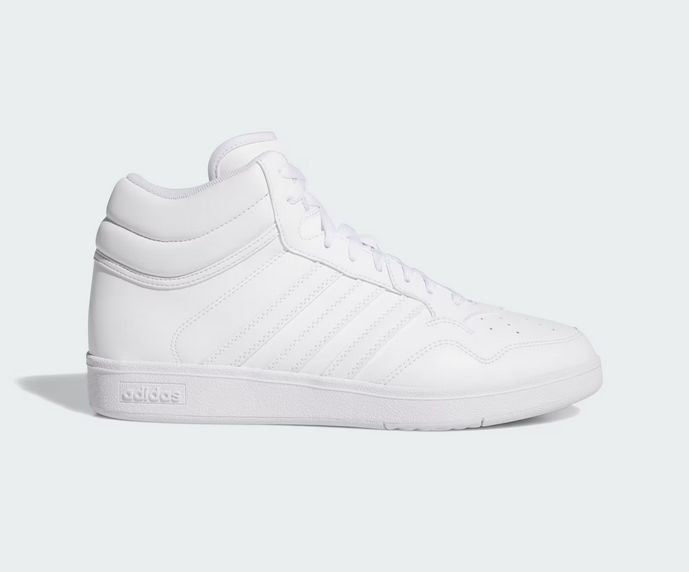 Adidas Hoops 4.0 Mid Men's Athletic White Sneakers Footwear