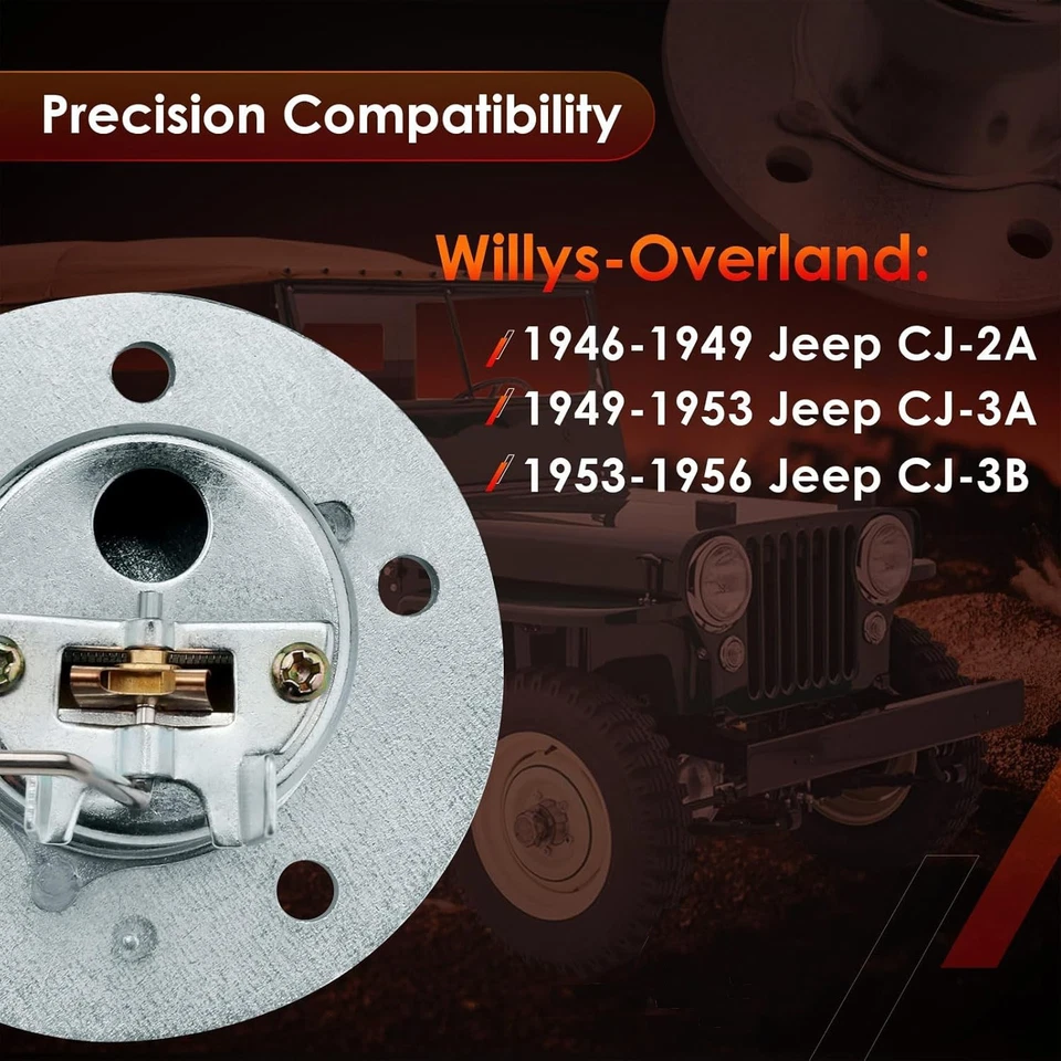 Fuel Tank Pump Sending Unit For 1946-1956 Jeep Willys CJ-2A CJ-3A CJ-3B 640694 Foto 3 de 4