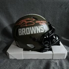 Johnny Manziel Signed Browns STS Mini Helmet Cleveland Sucks Beckett Witnessed