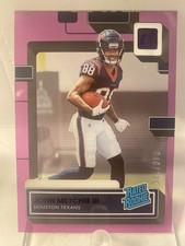 2022 Panini Donruss John Metchie II Clearly Donruss #67 Purple Rated Rookie /175