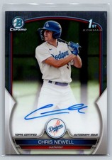 2023 Bowman Chrome Chris Newell Auto 1st #CPA-CN Dodgers