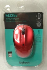 Logitech M325s Red USB Wireless Mouse (910006830) - New / Unopened