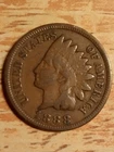 1888 Indian Head Cent 1¢ Brown VG Condition