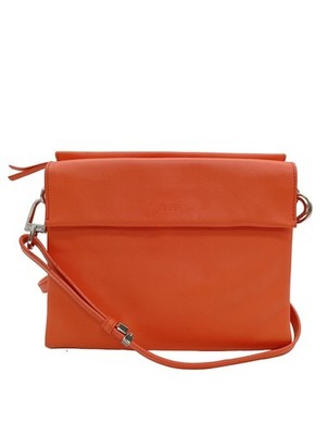 BREE Umhängetasche Mittel Damen Tasche hellorange Casual-Look
