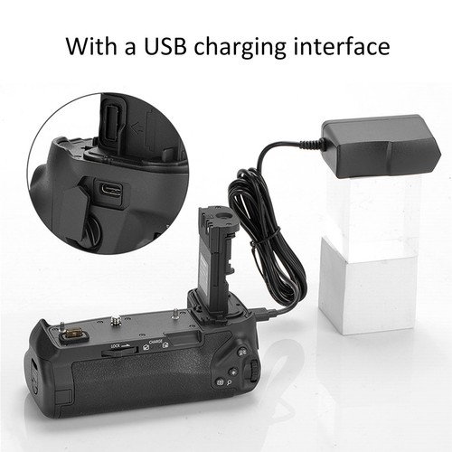 US Plug Portable Vertical Battery Grip Holder Replacement 1/4in Screw Hole F NEW - Afbeelding 6 van 12