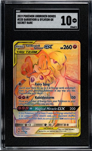 Gardevoir & Sylveon-GX graded SGC 10 for sale on eBay