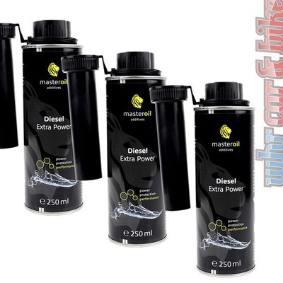 Diesel Performance Additiv Extra Power 3x 250ml Masteroil Verschleißschutz
