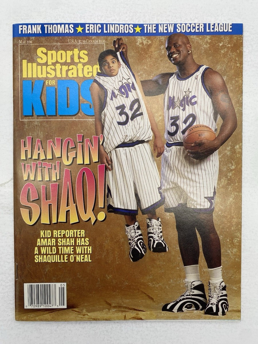 1996 Sports Illustrated For Kids May Shaq O'Neal: Card Sheet