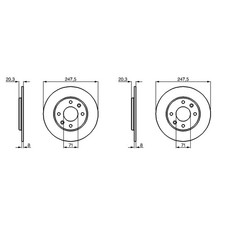 Disque de frein Peugeot 309