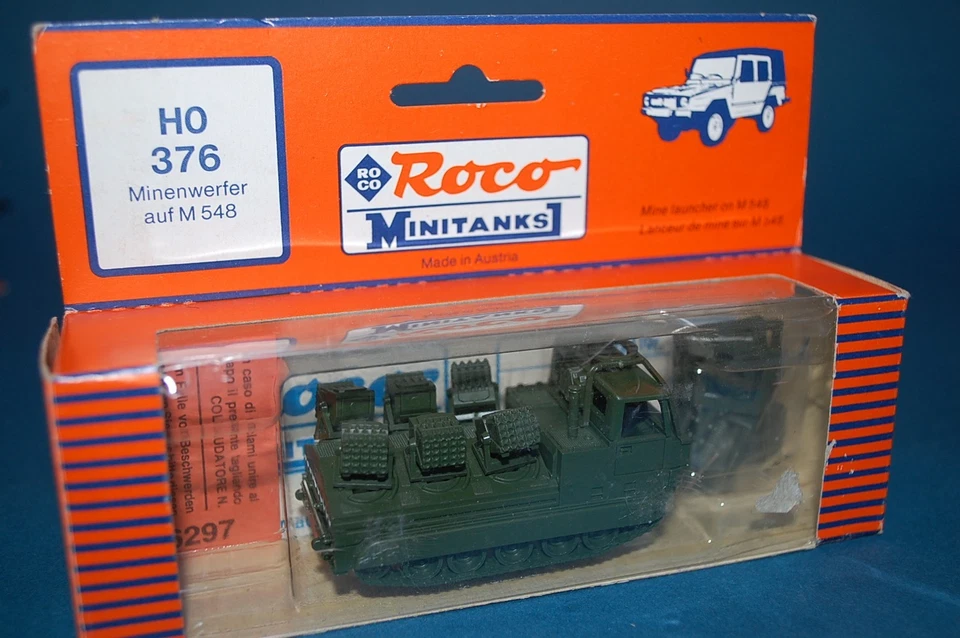 Roco Minitanks 376 - Minenwerfer auf M 548 scala  1/87 - Immagine 2 di 3