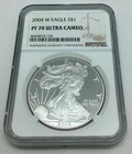 2004 W American Silver Eagle NGC PF 70 Ultra Cameo