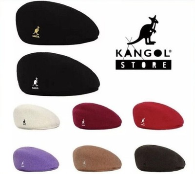 Kangol Wool Flatcap Damen Freizeit Woll Baskenmütze Winter jungen mützen