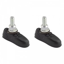 Kool-Stop Vans Brake Pads Pair - Rim-Friendly Rubber Compounds, Stylish Black