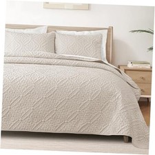 King Quilt Bedding Set, Lightweight Soft Bedspreads Coverlets with 2 Pillow