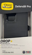 OtterBox DEFENDER Pro Series Rugged Case for Motorola Edge 2022 - BLACK