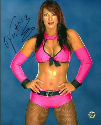 Lisa Marie Varon WWE Diva Victoria Authentic Signed 8x10 Photo