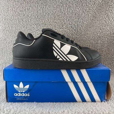 Adidas Original Master ST Mens Size 8 Black White Skate Casual VTG Shoes 046287