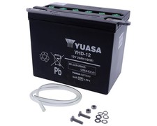 Batteria YUASA YHD-12 29Ah senza acido batteria, adatta per moto HD FLH 1200cc