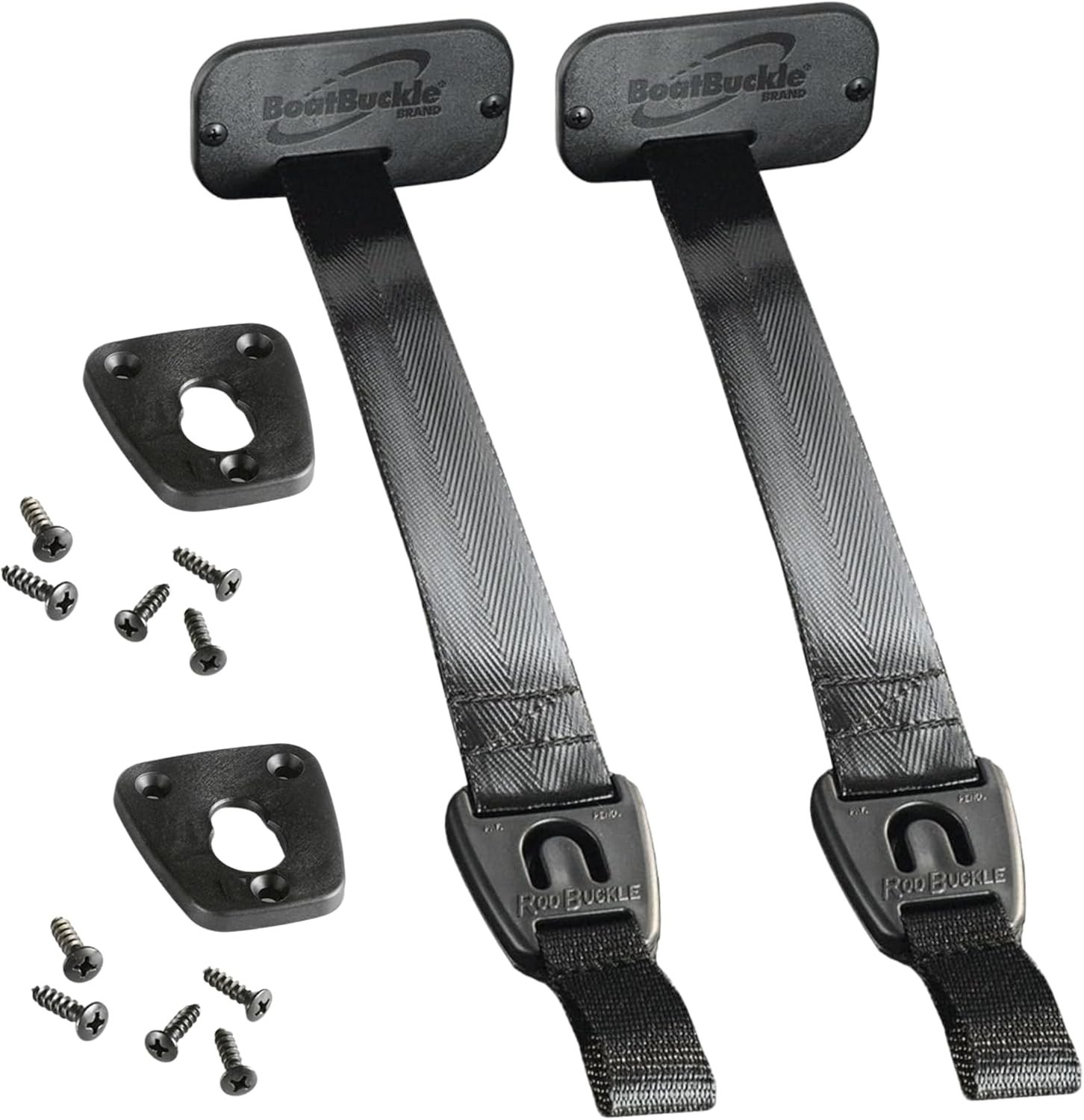 Gunwale/Deck Mount Retractable Rod Tie-Down, 24-Inch Self-Retracting Fishing Rod