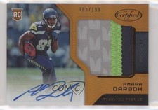 2017 Certified Freshman Fabric Signatures Mirror Orange Amara Darboh Auto 2r6