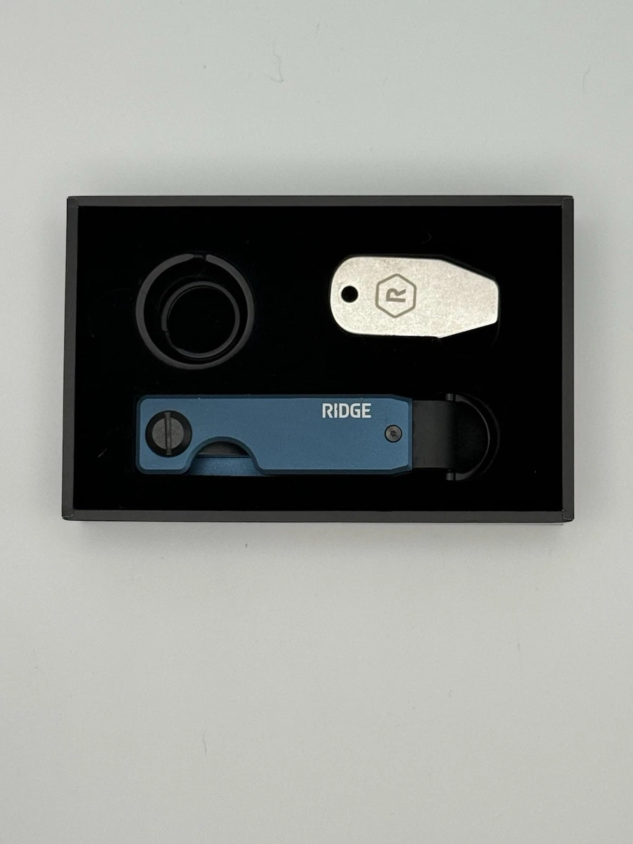 Ridge KeyCase Alpine Navy Key Organizer EDC Original Box Used (661)
