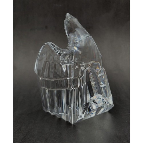 Steuben Eagle Bird Figurine Crystal Glass Art Glass Discontinued Signed - Picture 2 of 16