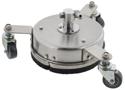 #ad Erie Tools 8quot; Stainless Steel Pressure Washer Flat Surface Cleaner with Wheels $154.99