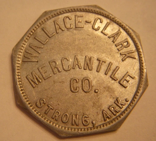 Wallace Clark Mercantile Co., Strong, AR., Good for 40 Cents in Trade